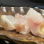 割烹 新多久 - 皮目のゼラチンを敢えて味わう火入れに悶絶！