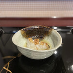 割烹 新多久 - 佐渡産クエ炭炙りクエ出汁