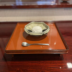 割烹 新多久 - ルレクチェのアイス