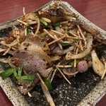 Ousan Shikasai - 臘肉とドクダミの炒め
