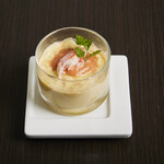 Snow crab flan with rich crab miso