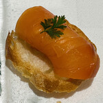 ラ・メール ザ クラシック - 生ハムとサーモンのカナッペ