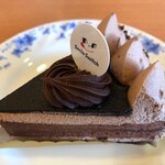 不二家レストラン - プレミアムチョコ生ケーキ
