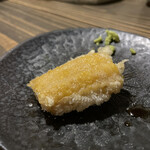 炉端焼き酒場 一心 - 熱々のとうもろこしの天ぷら