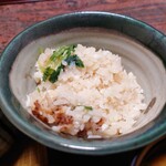 閑祥庵 禅紫 - 鯛の炊き込みご飯