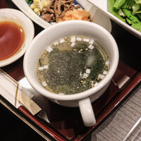 叙々苑 新宿小田急ハルク店 - "裙带菜湯（わかめじる）"