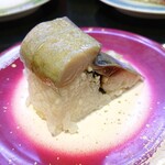 回し寿司 活 活美登利 - 大名サバという名の押し寿司