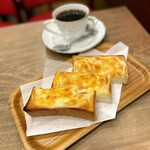 喫茶去 快生軒 - チーズトーストセット（ホットコーヒー）