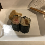 麹町いづみや しろ - トロタク巻き 焼津、かんぴょう巻き 栃木