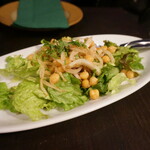 ダバ インディア - ひよこ豆と玉ねぎのサラダ