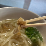 新世界かすうどん 恵美須屋 - かすリフト\(//∇//)\