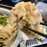 手打うどん すみた - かしわ天