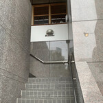 トラットリア ダ ジャコモ - 2階への上り口