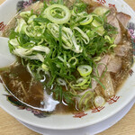 来来亭 - ラーメンのネギ多め