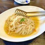 Pittsueria Baru Kakutasu Doro - マッシュルームとハムのラグー　フレッシュトマトソース（乾麺パスタに変更）