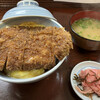 とんかつ 丸七 - 料理写真:焼きカツ丼特上ハーフ