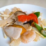 Fushan - 【海老とクラゲの塩旨味炒め】