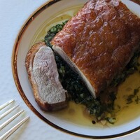 広東料理 センス - 胸肉は山椒、青ネギ、飲める胡麻油と合わせて。単調なコースに、病みつきになる清涼感を。ワインが欲しいです！