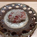 飯倉 からき - 昆布餅　生ハム　チーズ　　　　　　　　　　　　　　　　　　