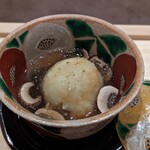 飯倉 からき - 八女の猪　大和芋　馬鈴薯　砕いたおかき　鼈甲餡