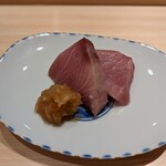 飯倉 からき - 氷見の寒ブリ　大根おろし葉山葵