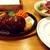 洋食 もりい - 料理写真:ダブルハンバーグのセットです。