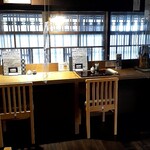 十割手打 そば処 百百百百 - カウンター席