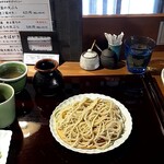 十割手打 そば処 百百百百 - １枚目が到着したところ