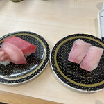 Hama sushi - まぐろ三種盛りと活き〆ぶり