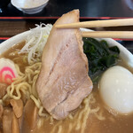 Marusan Tei - 特製醤油とんこつラーメン大盛 豚肩ロースチャーシュー