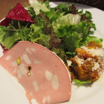 神楽坂 イタリアン - 前菜２種とサラダのプレート