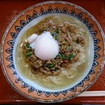 Mensou Nanaya - 2013年夏期限定  冷やし塩 煮干台湾ラーメン（850円）