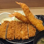 松屋 - 海老フライ１尾(270円分)無料サービス中〜