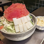 Tsukishima Monja Okoge - 明太子もちもんじゃ＋チーズ