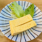 ドライブイン川原 - 朝サービスの厚焼き玉子