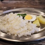 かれいや 中尾食堂 - ライスは好みの硬め