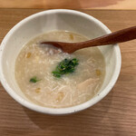 麺や 七彩 - 東京シャモと貝柱の七草粥
