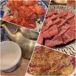 Jimbou Yakiniku Ryouriten - マッオリ・和牛中落ちカルビ・特上カルビ・赤タン