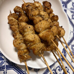 炭火焼鳥 銀座惣菜店 - ぼんじり串塩157円×6本＝942円
