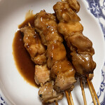 炭火焼鳥 銀座惣菜店 - ひな肉串タレ156円×6本＝計936円
