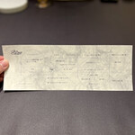 プレゼンテ スギ - メニュー