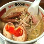 麺や 多久味 - しおラーメン700円、玉子130円