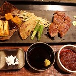 鉄板焼 DAI - サーロインステーキと焼き野菜