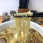 らーめんどんぐり - いつも通り、しなやかな茹で上げ。