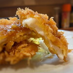 ゆず - キスフライ（隙間からキャベツの千切りが写り込んでしまいました―スミマセン･･･）