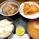 ゆず - キスフライと肉豆腐　組合せ自由定食　2品