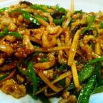 中国家庭料理 大福元 - いつもの、魚香肉絲