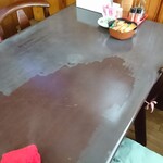 鉄板焼 くるみ - こちらのテーブル席に座りました(^^)v