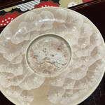 肉料理ふくなが - ハンバーグの脂とご飯を混ぜて