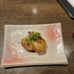 大阪とらふぐの会 - 白子の寿司